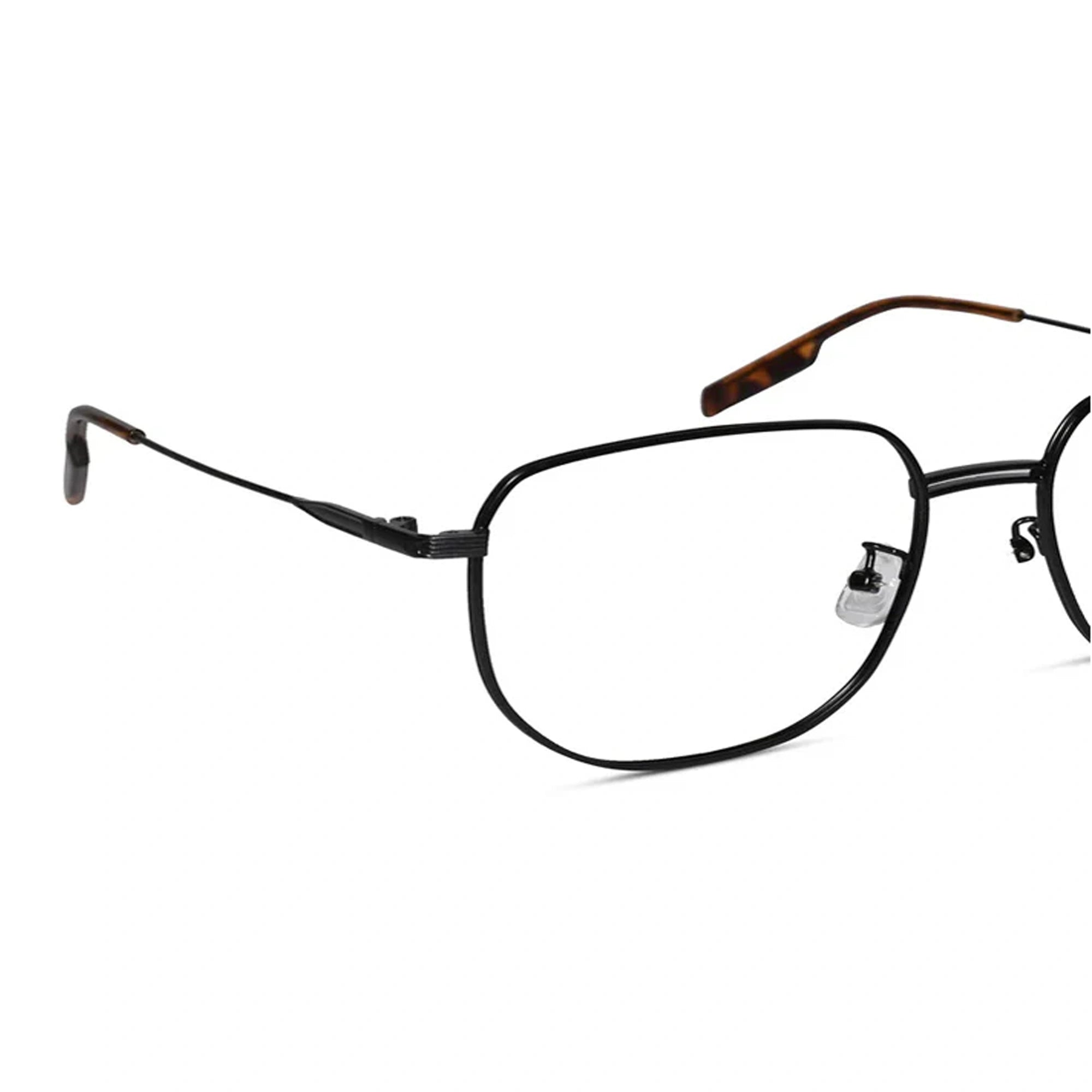 Sleek Black Oversize Eyeglasses For Women LKS5558-BLK