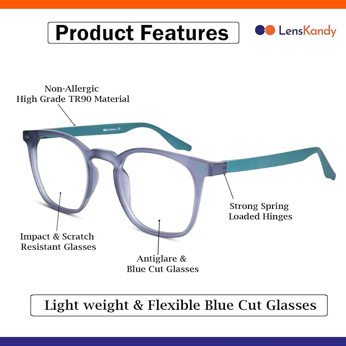 Matt Green Wayfarer Eyeglasses For Men & women