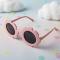 Flower Black sunglasses for kids LKSK3034-PINK