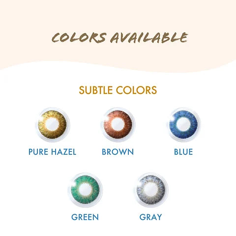 Air Optix Colors Power Contact Lens Honey 2 Lens Box