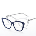 5 in 1 Clip On Cateye  Eyeglasses For Women
