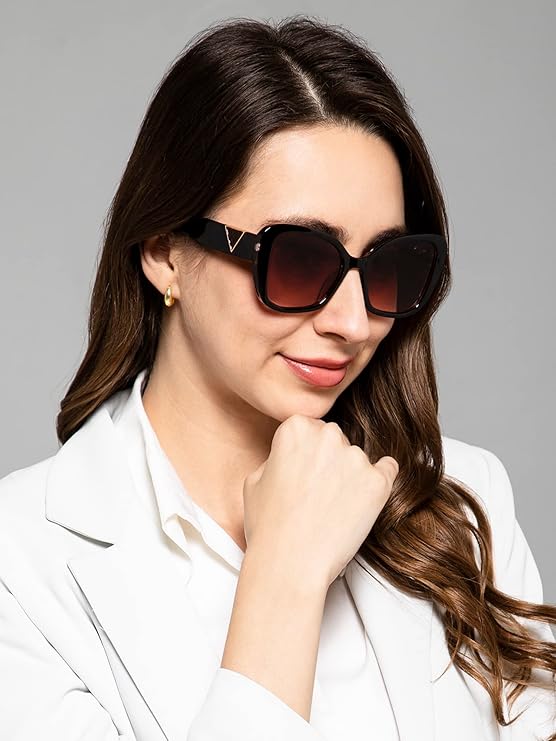 Candy | Stylish Brown Cateye Sunglasses For Women LKS53049-BRN