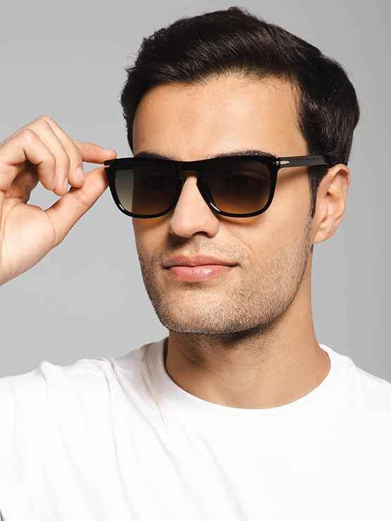 Black Wayfarer Sunglasses For Men & Women LKS9992-BLK