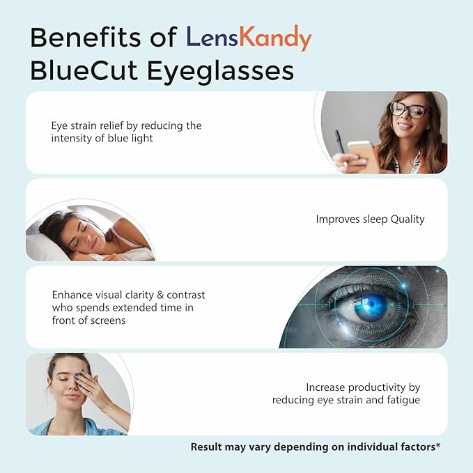 Shiny Black Frameless Rectangular Computer Glasses