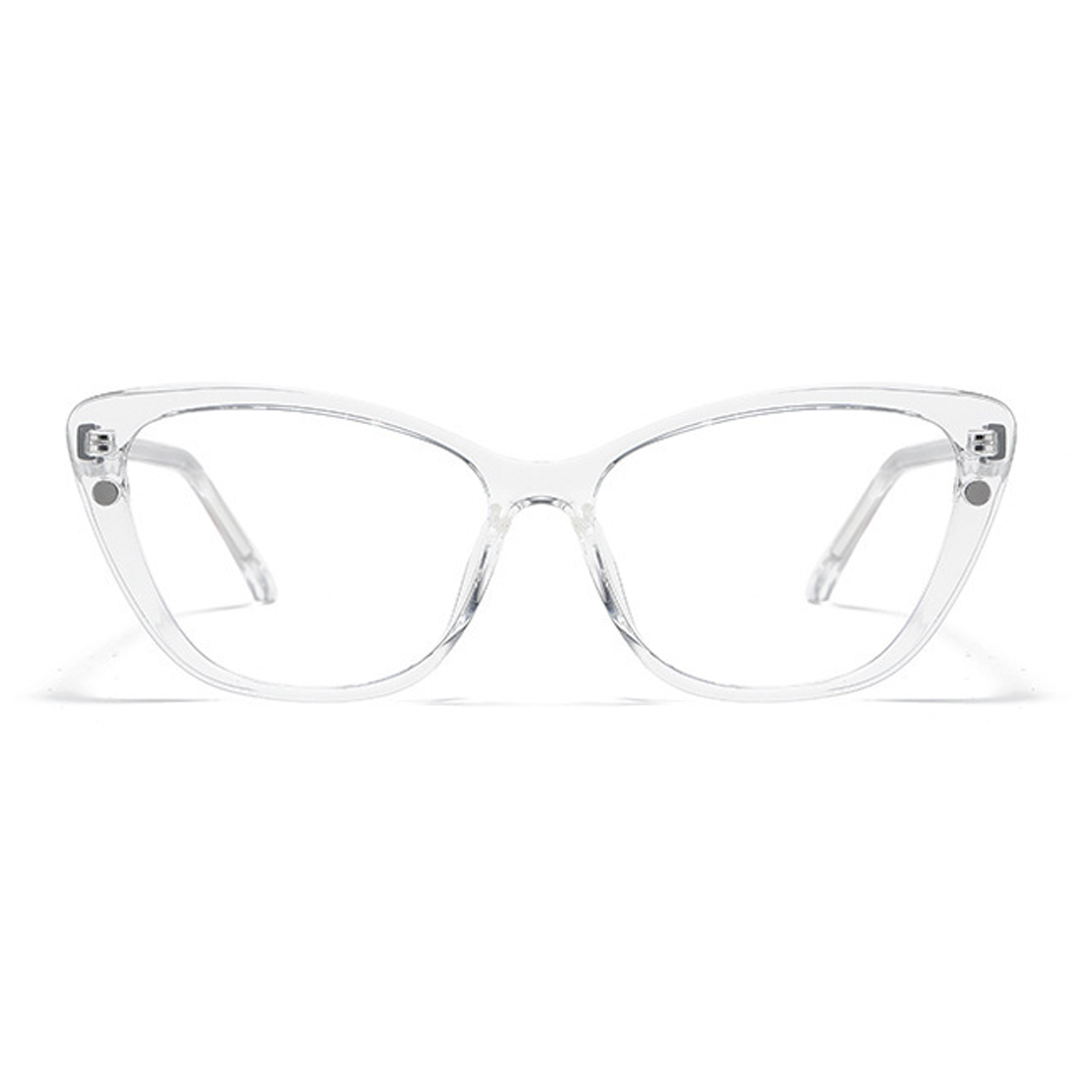5 in 1 Clip On Cateye  Eyeglasses For Women