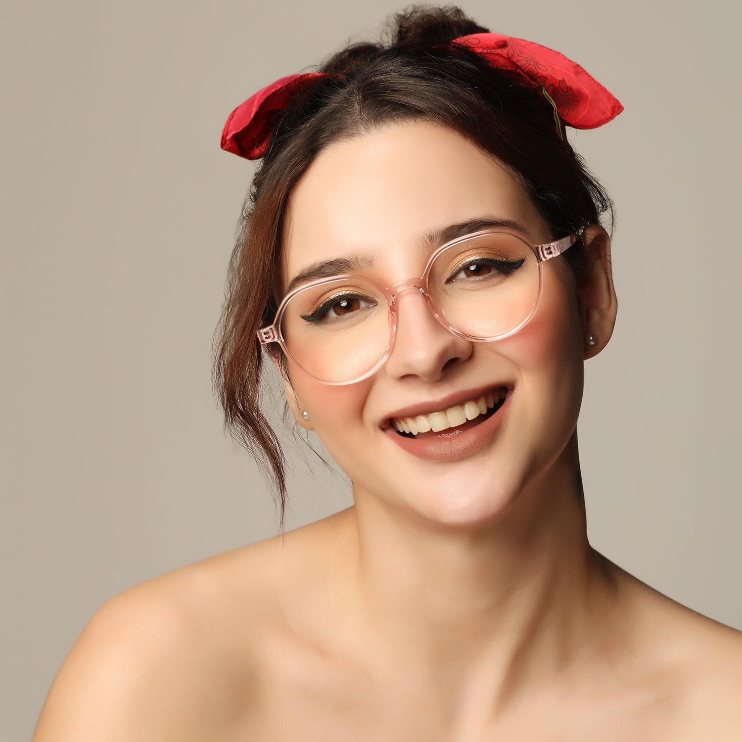 Full rim Light Weight Round Computer Glasses For Eye Protection