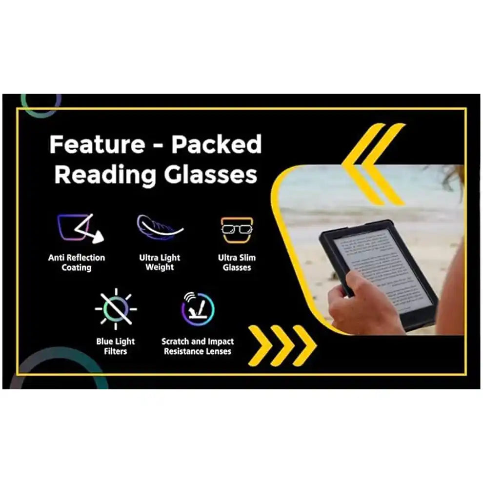 Foldable Purple Full Rim Reading Glasses For Women | SRG12