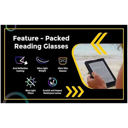 Foldable Purple Full Rim Reading Glasses For Women | SRG12