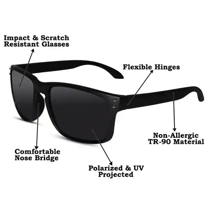 Polarized Sports Sunglasses For Men & Women