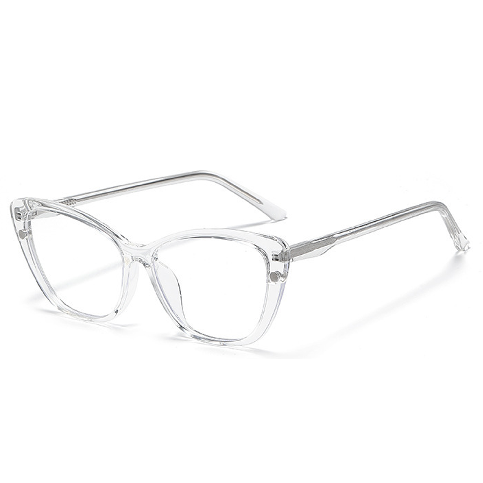 5 in 1 Clip On Cateye  Eyeglasses For Women