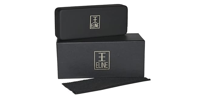 Black Rectangular Antiglare Computer Glasses For Men