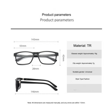 Black Clipon Eyeglasses sunglasses for Men & Women