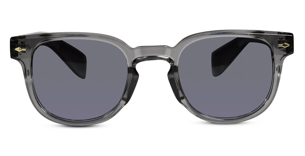 Grey Bold rectangular sunglasses