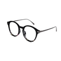 Buy Shiny round black stylish computer glasses with Dual Tone Printed Full Rim ultra light frame for eye protection