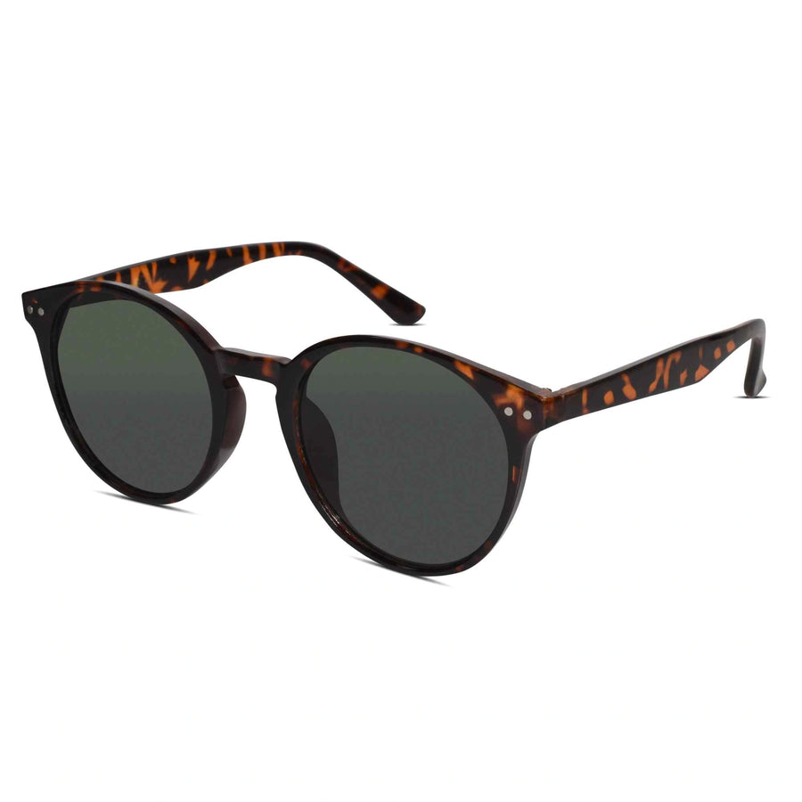Animal Print Round Shape Sunglasses For Women