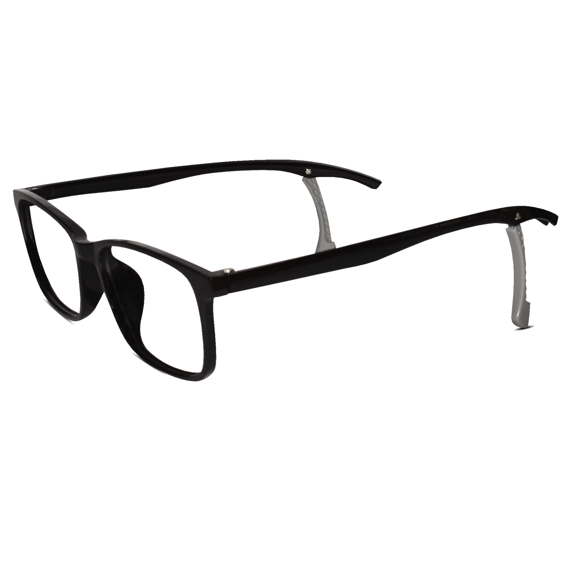 Get Anti Grip Unisex Eyeglasses Designed to Fit Most Eyewear. Perfect fit for most stylish frame with zero power.