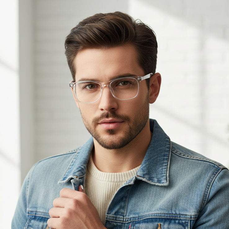 Anti Grip Eyeglasses For Men & Women LKE3032-TRANS