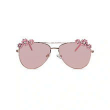Aviator Pink Floral Sunglasses For Girls