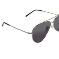 Aviator  ReverseSilver Metal Sunglasses For Men LKS1088-SILVER