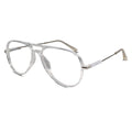 Aviator Transparent Eyeglasses For Men & Women LKE2810-TRAN