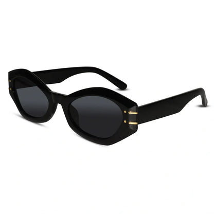White Bold Cat eye Sunglasses For Women