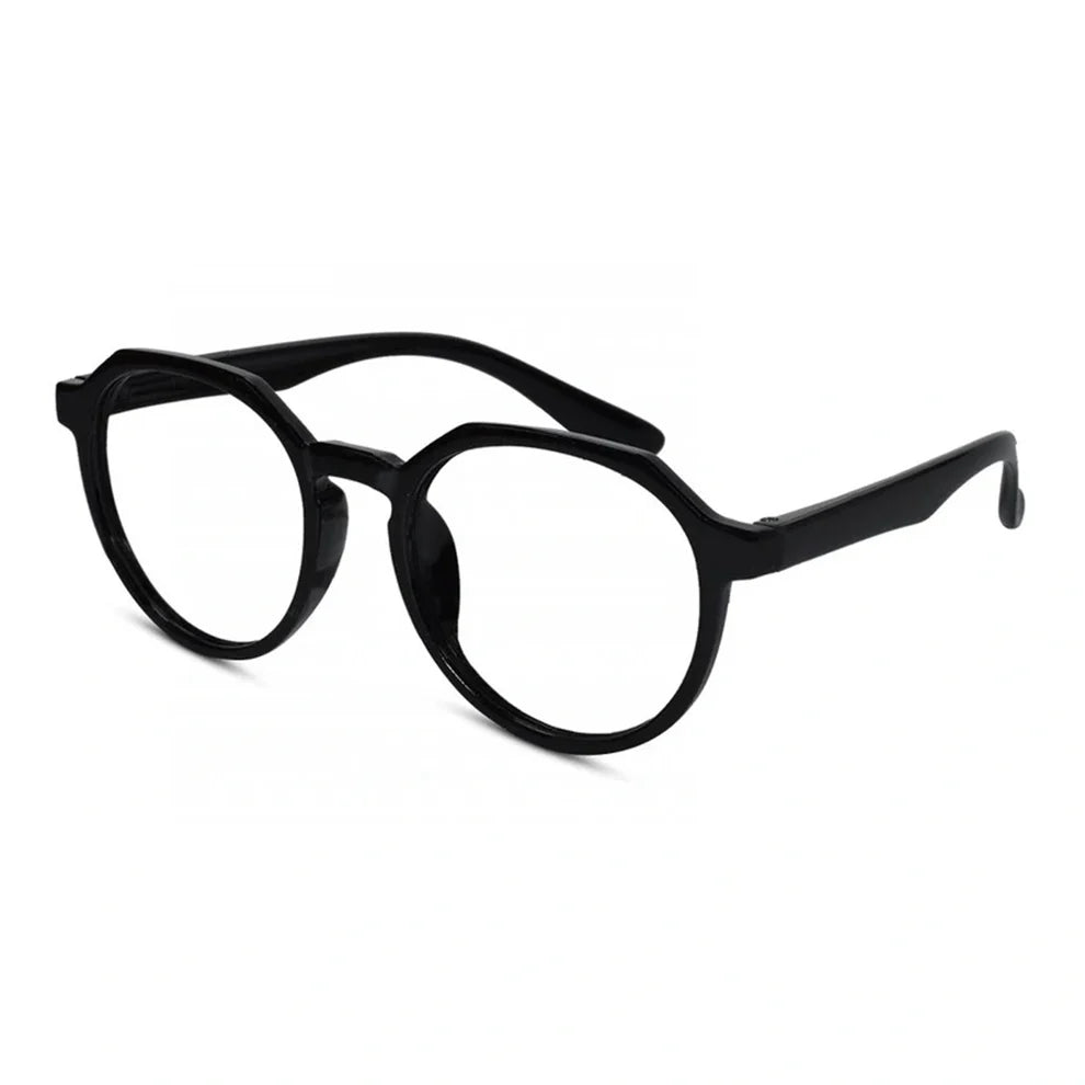 Light Weight Purple Hexagonal Eyeglasses for 6-12 Yrs