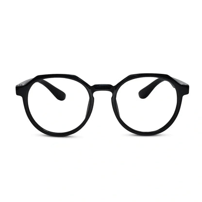Light Weight Purple Hexagonal Eyeglasses for 6-12 Yrs