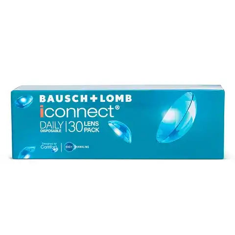 Bausch Lomb Iconnect Daily Disposable Contact lenses 30 Lens Box