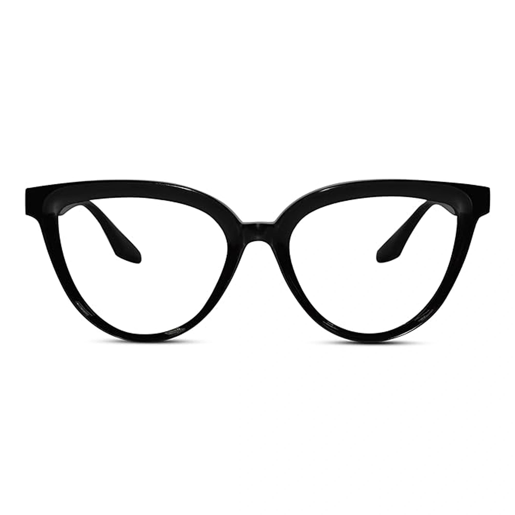 Black Cateye Computer Glasses For Women LKE23050-BLK