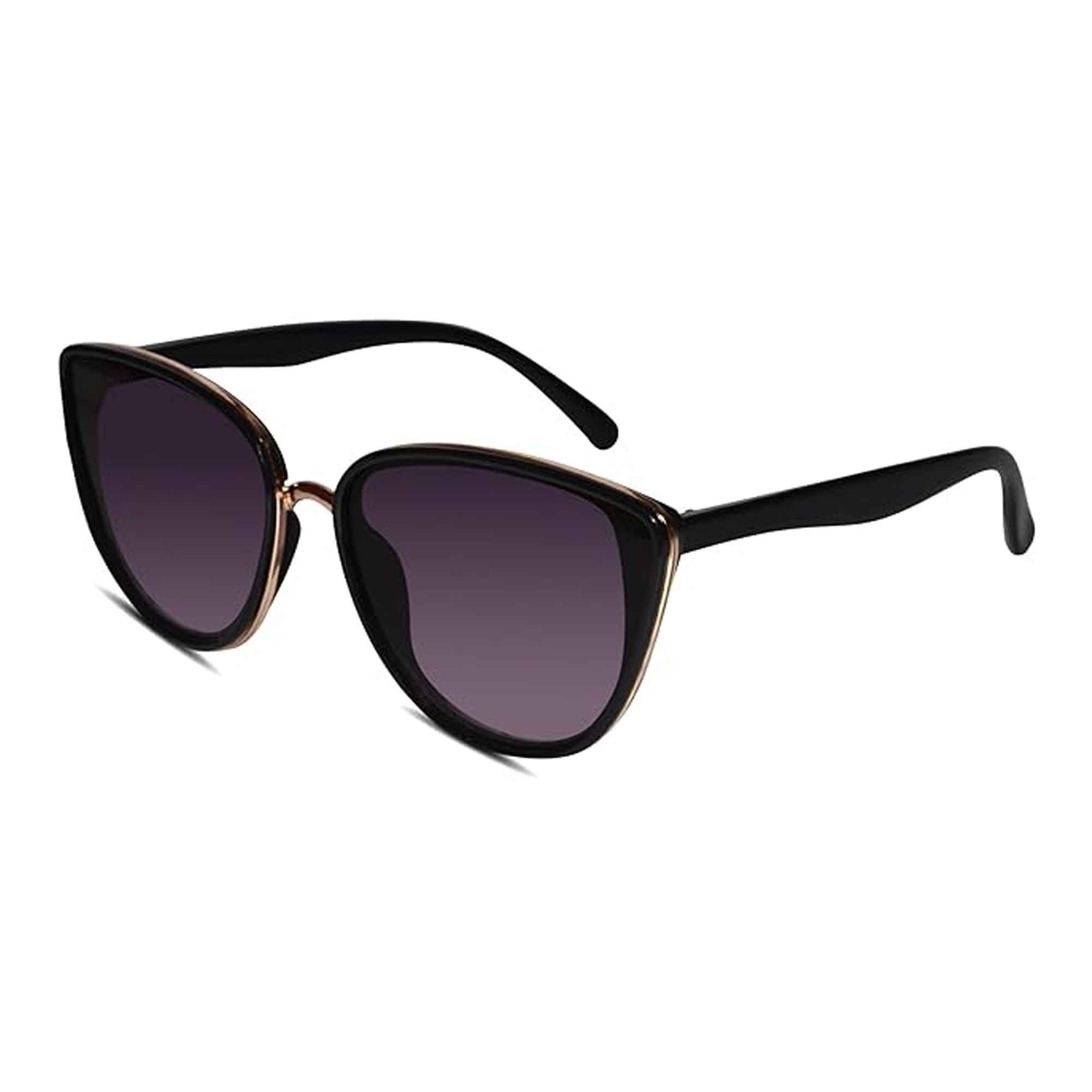 Vintage | Black Cateye Sunglasses For Women LKS53125-BLK
