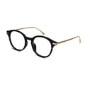 Black Round Gold Eyeglasses & Computer Glasses For Men & Women LKE2601-GOLD