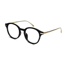 Black Round Gold Eyeglasses & Computer Glasses For Men & Women