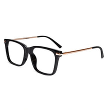 Black Gold Rectangular Eye glasses