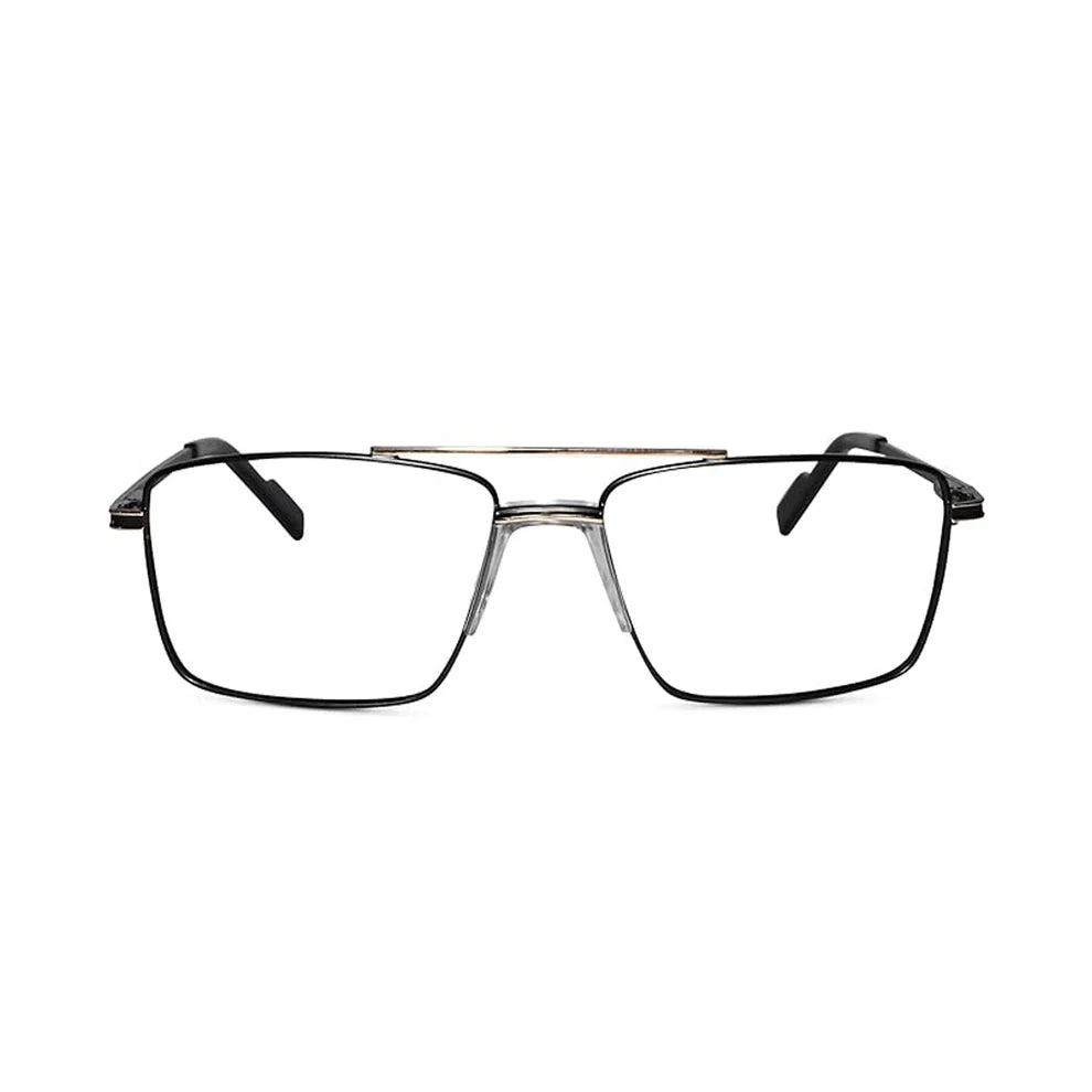 Black Rectangular Antiglare Eyeglasses For Men ELE6008-BLK