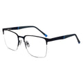 Black Semi Frame  Eyeglasses For Men & Women LKE9710-BLU