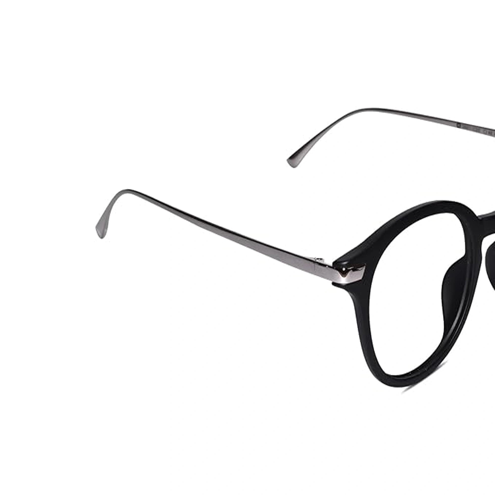 Black Round Computer Glasses For Men & Women LKE2601-BLK