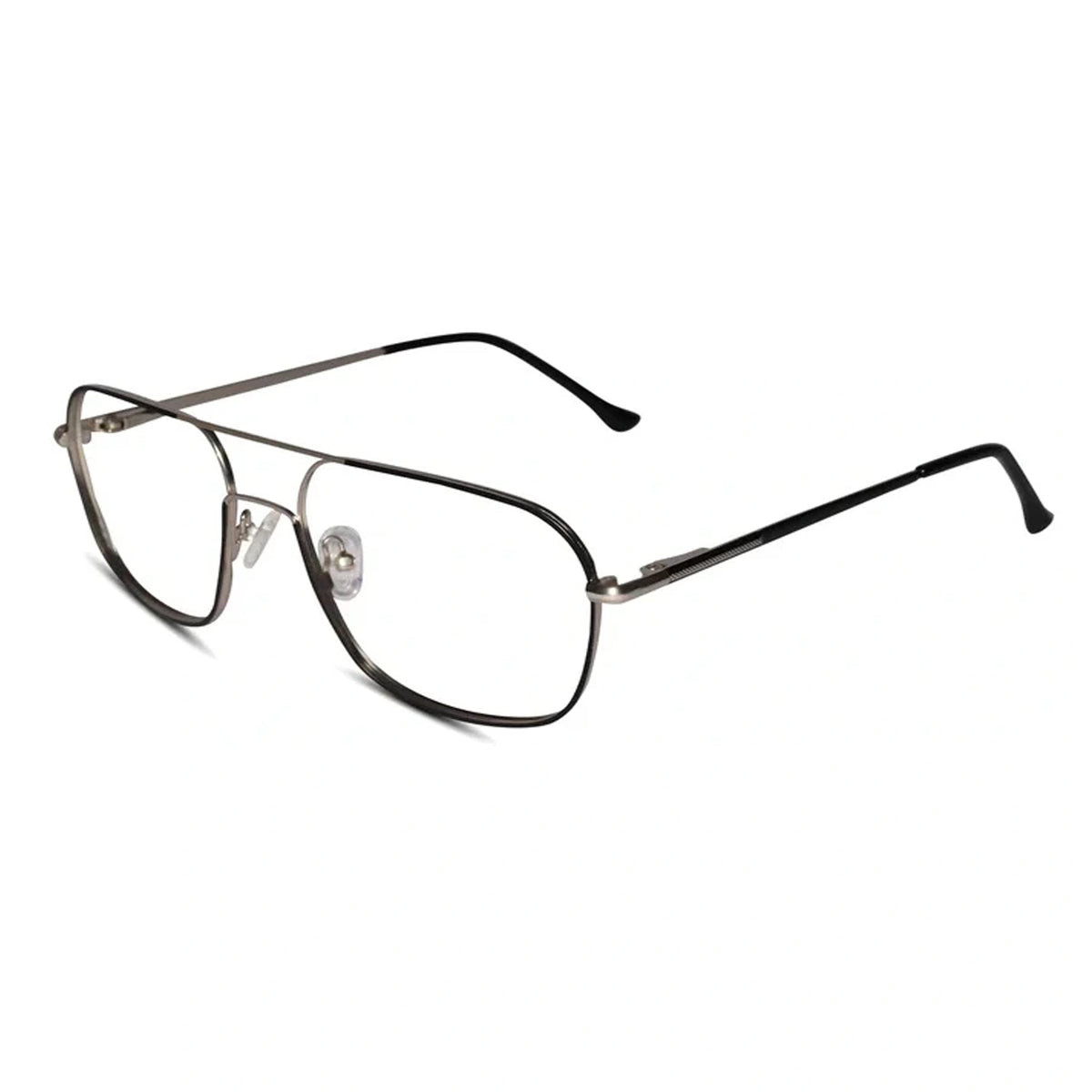 Black Aviator Eyeglasses & Computer Glasses For Men ELE9019-BLK