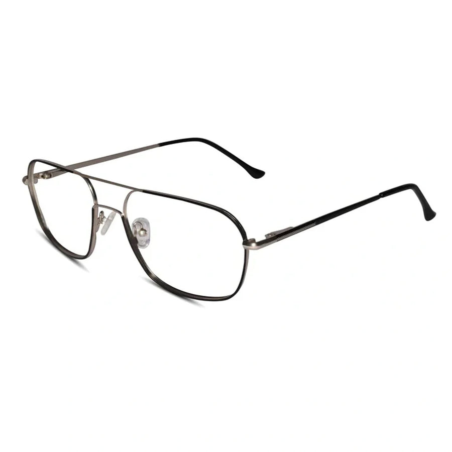 Black Aviator Eyeglasses & Computer Glasses For Men ELE9019-BLK