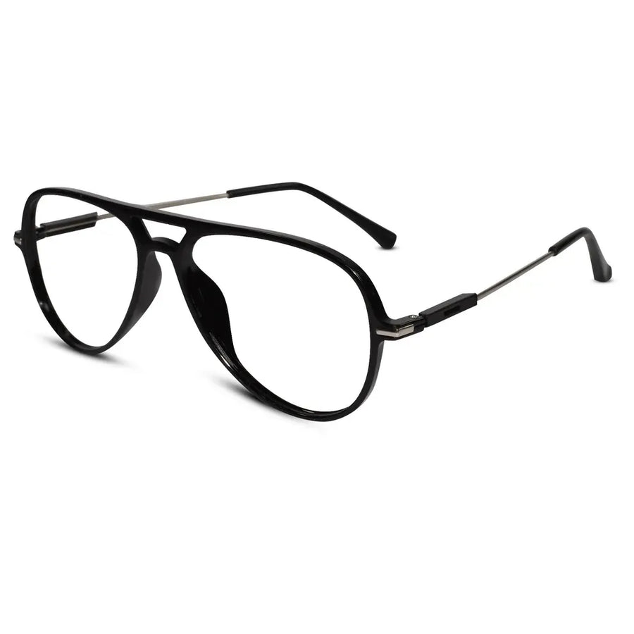 Black Aviator Eyeglasses For Men & Women