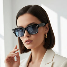 Black Bold  Blue Tint Wayfarer Sunglasses For Men & Women