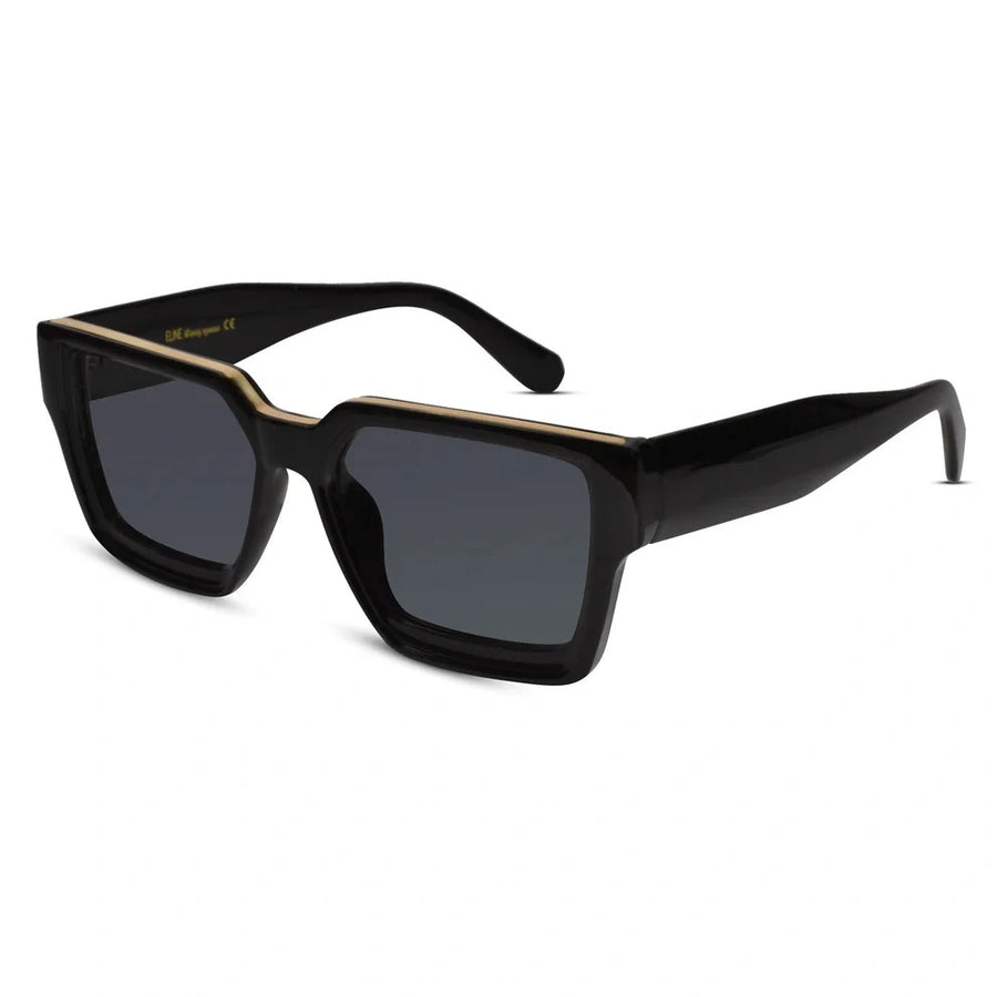 Black Bold Rectangular Sunglasses Men & Women