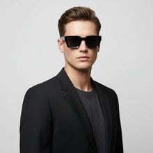 Black Bold Rectangular Sunglasses Men & Women