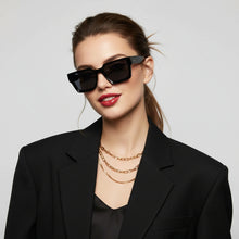 Black Bold Rectangular Sunglasses Men & Women