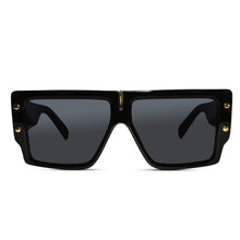 Black Bold Rectangular Sunglasses for Men