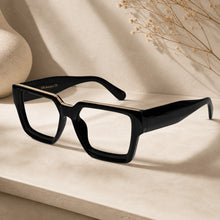 Black Bold Wayfarer Eyeglasses