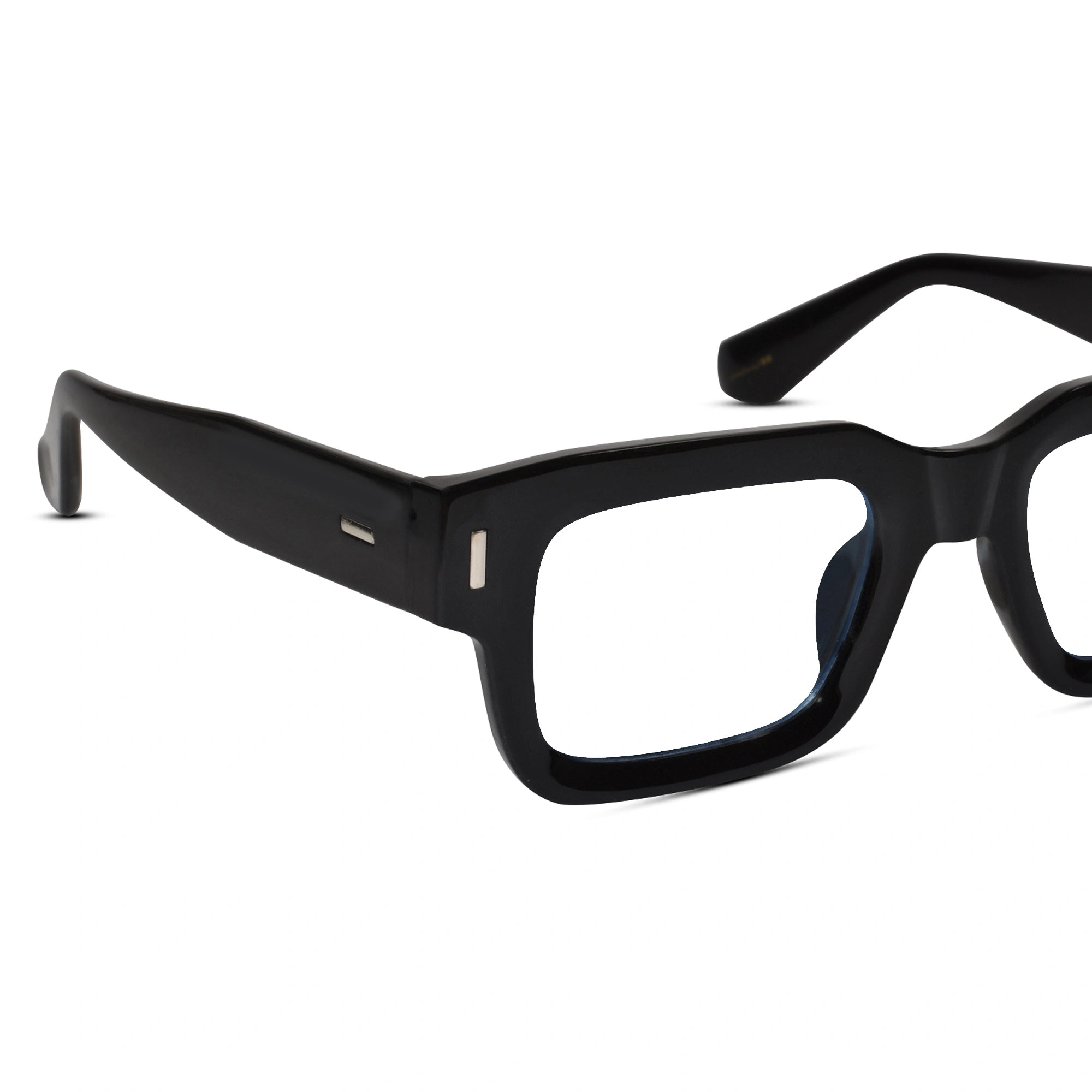 Black Bold Wayfarer Eyeglasses For Men & Women LKE3688-BLK