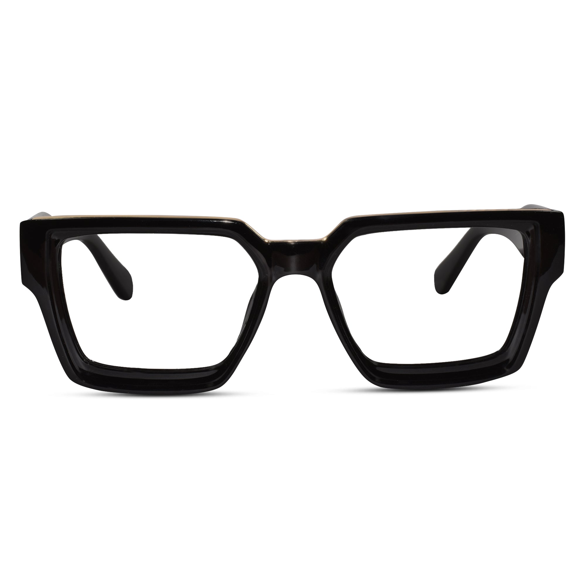Black Bold Wayfarer Eyeglasses