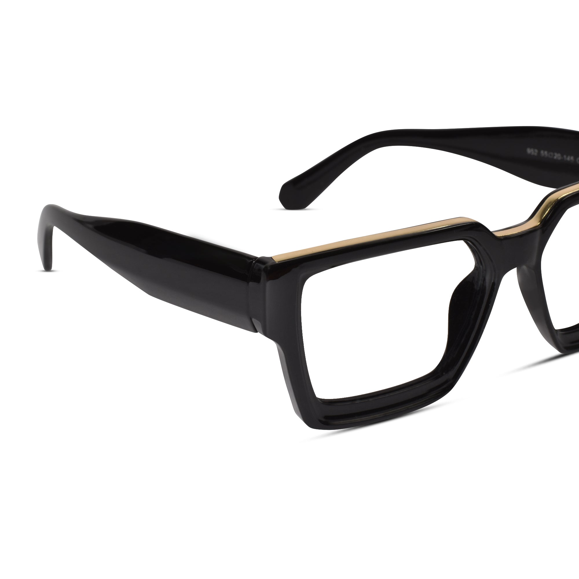 Black Bold Wayfarer Eyeglasses