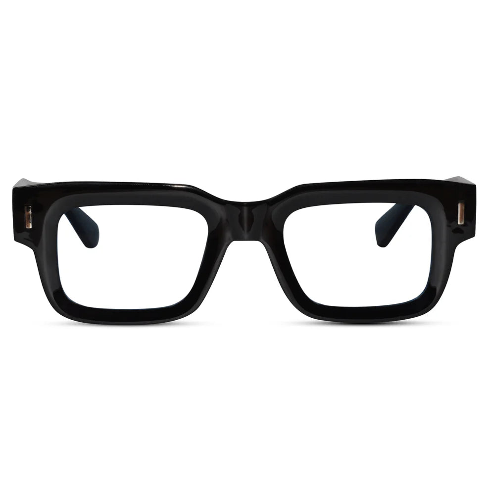 Bold Brown Wayfarer Eyeglasses For Men & Women