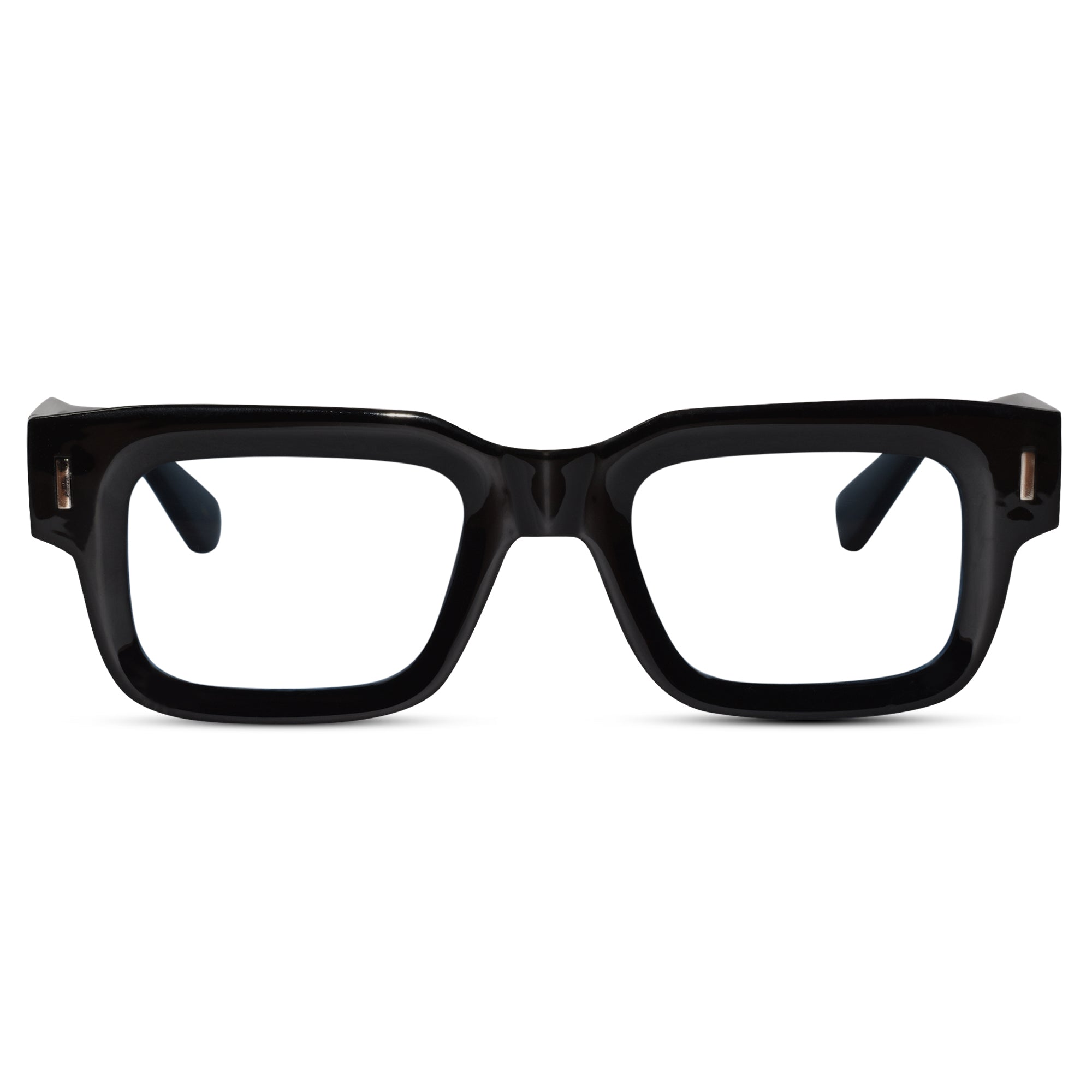 Black Bold Wayfarer Eyeglasses For Men & Women LKS3688-BLK